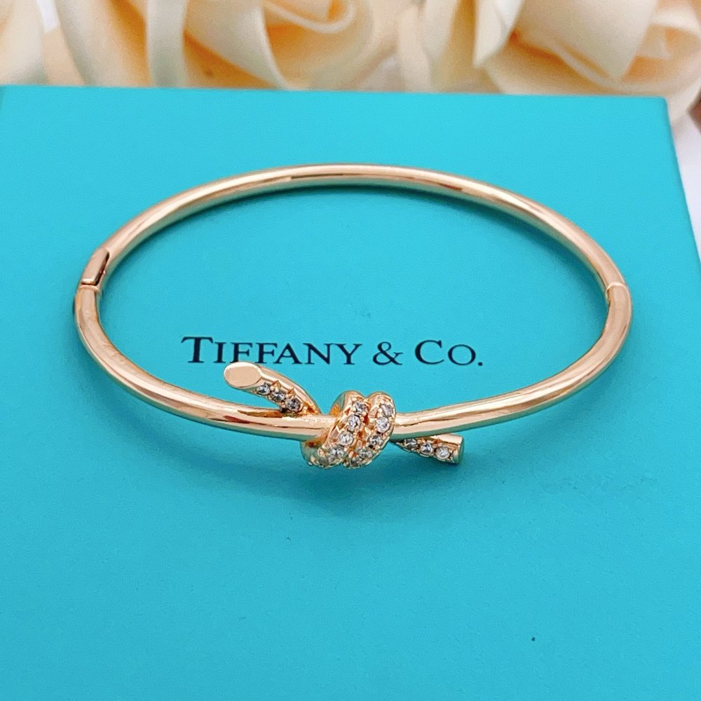 Tiffany & Co. Rose gold rope bracelet